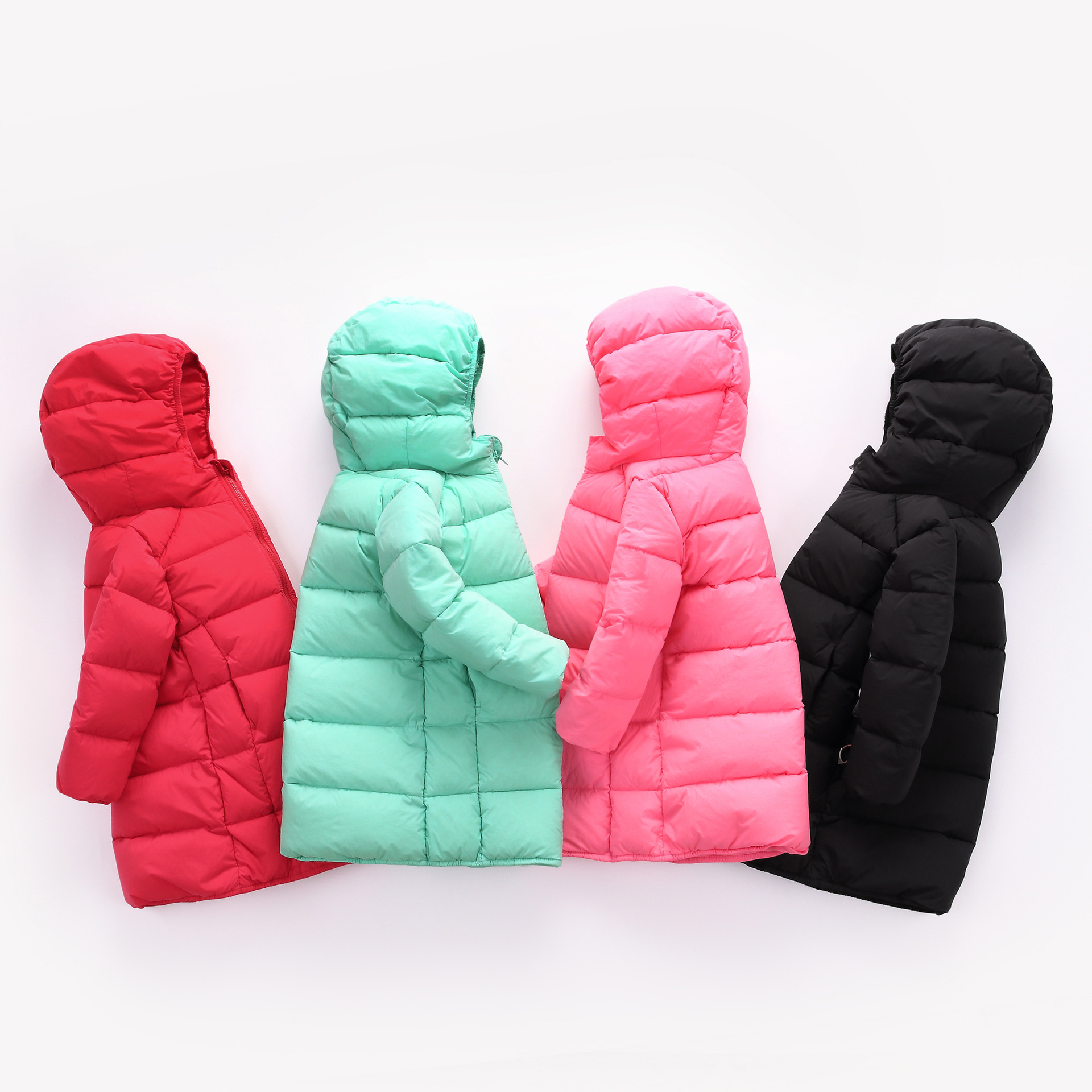 90絨寶寶羽絨服 加厚兒童羽絨服 中長款童羽絨服 新款童羽絨服