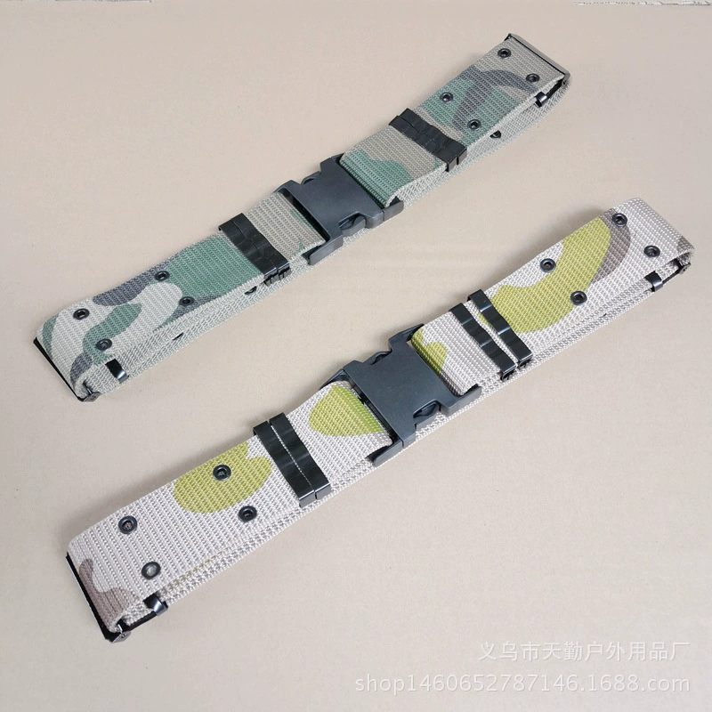 Фабрика прямо в наличии Открытый тактический Камуфляжный пояс нейлоновый холщовый пояс полевой тренировочный пояс