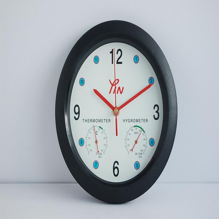TH-1多功能温湿度钟 美观适用温湿度时钟 室内家居指针式温湿度计