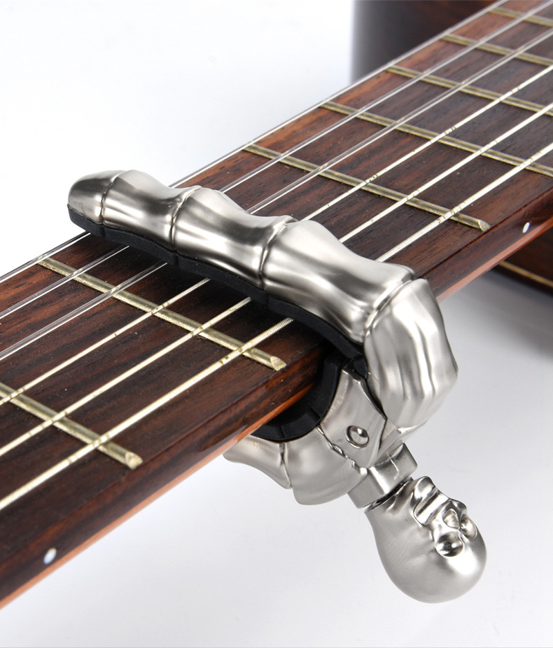 Capotasto a forma di teschio fantasma, Accessori per chitarra, Accessori per strumenti musicali_voghion.com