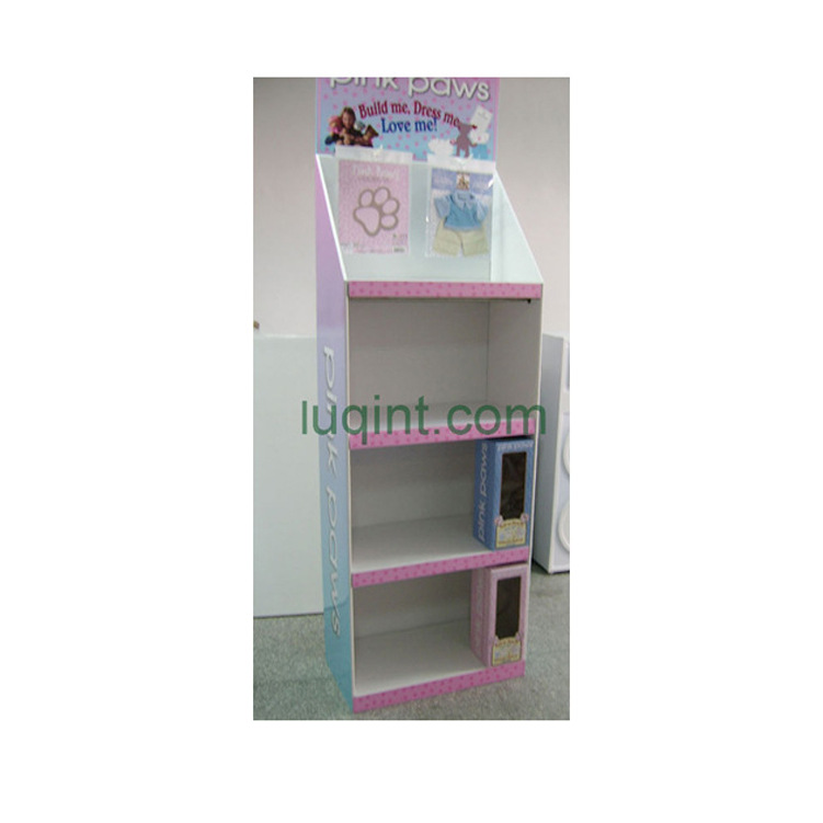 文具商品纸货架 超市食品纸展示架 瓦楞纸地堆