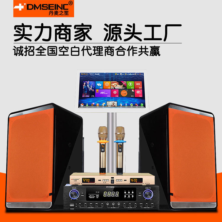 DMSEINC 卡包KTV音響套裝客廳家用工程K歌音箱全套