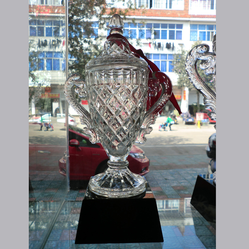 crystal trophy年会颁奖纪念创意雕刻水晶金属玻璃奖杯奖牌公司-阿里巴巴