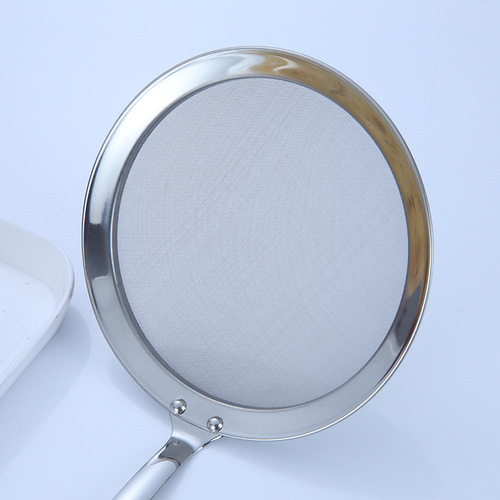 304 stainless steel bean berry juice residue filter spoon foaming oil filter oil grid drain spoon laser LOGO