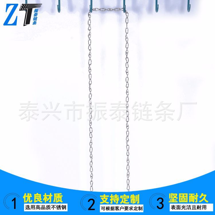 现货批发 狗链 扭曲链 八字结牵引狗链 不锈钢扭曲链