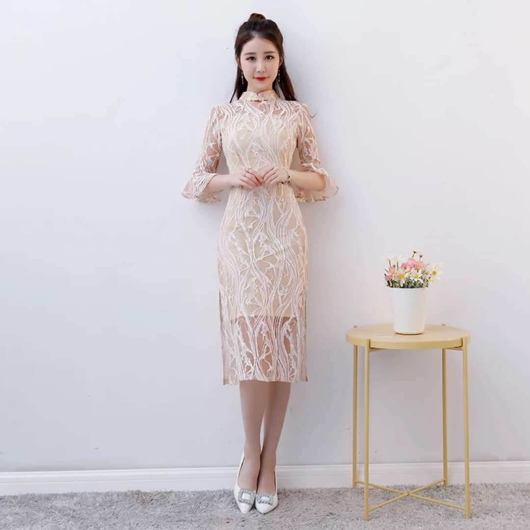厂家直销热卖多色高档蕾丝花边面料欧美时尚女装婚纱礼服蕾丝面料|ms