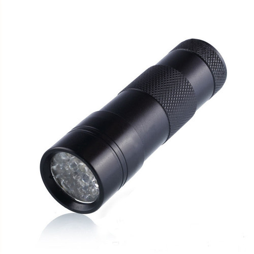 Nail lamp, purple light flashlight, 12-light flashlight, UV ultraviolet money detector lamp, fluorescent agent detection lamp, band 395
