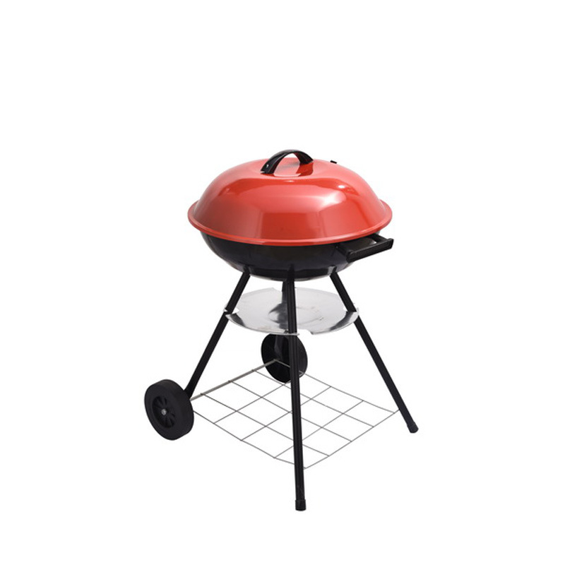 17 pulgadas de tres patas grande estufa de manzana caldera barbacoa móvil americana barbacoa parrilla redonda