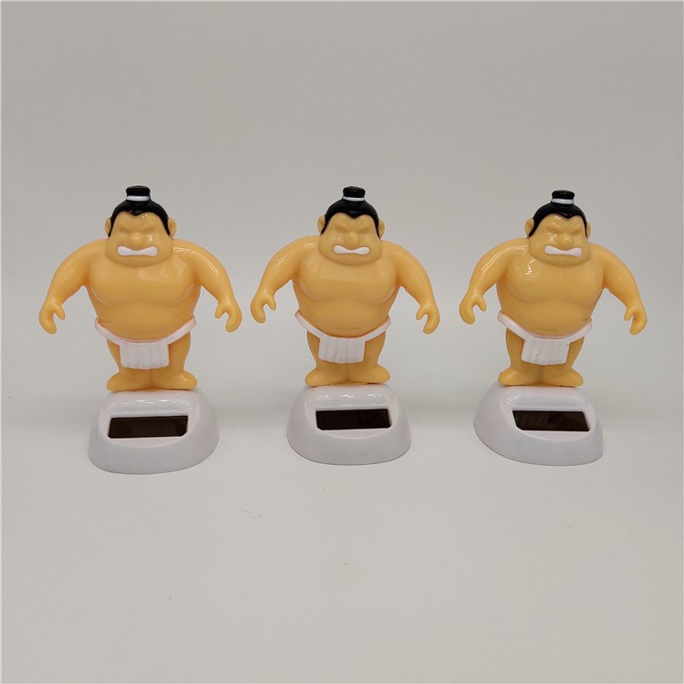 大力士摇摆件太阳能公仔摇摆日本相扑手汽车内饰摆件车饰便宜详情3