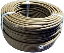 Bus Cable 3芯20AWG  棕色信號電纜 鋁箔編織屏蔽線 110Ω
