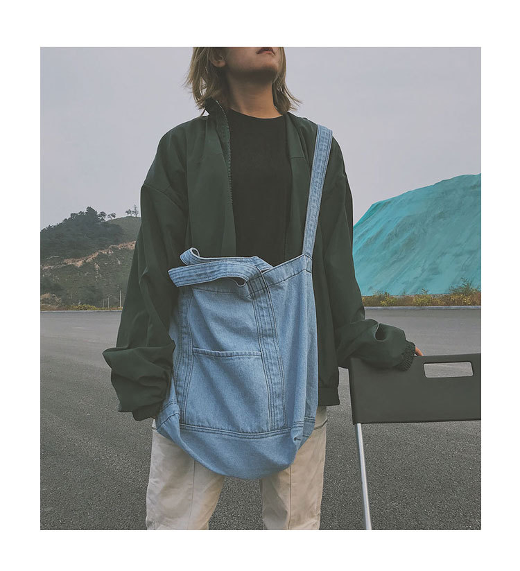 Denim Einkaufstasche - Hellblau