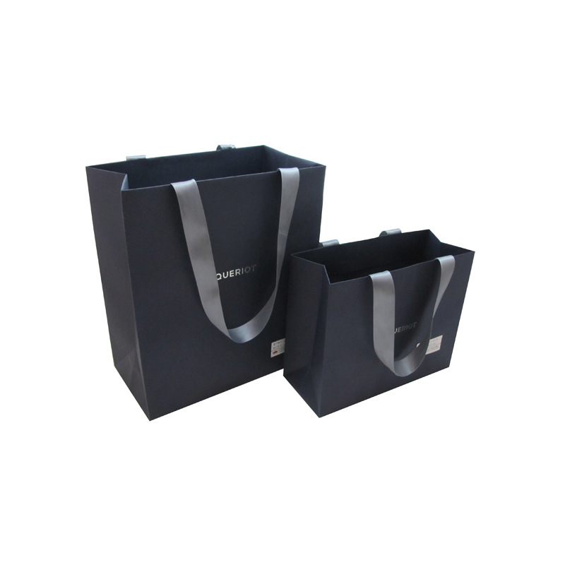 2015年新款粉红色波点礼品袋 服装手提纸袋做 烫金纸袋