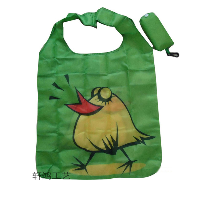 专业定制涤纶420D购物手提袋 600D超市购物手提袋 折叠马甲背心袋