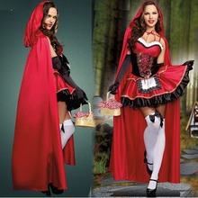 2014年新款欧美游戏制服小红帽服装角色扮演制服诱惑厂家批发