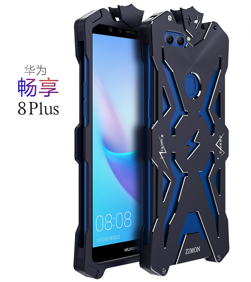 SIMON THOR Aviation Aluminum Alloy Shockproof Armor Metal Case Cover for Huawei Enjoy 8 & Huawei Enjoy 8 Plus
