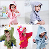24 Animal design Baby children Bathrobe Cartoon Hooded towel Bathrobe bathrobe Baby Children&#39;s sleepwear