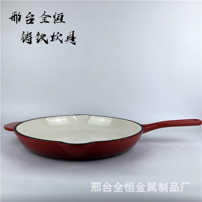 Hotel Restaurant Tableware Steak Pot Pancake Pot Caliber 26cm31cm Gas Induction Cooker Fire Oven Applicable