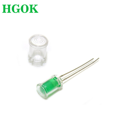 HGOK transparent PC Guide cover 3mm Photosensitive security led indicator light Light guide Lampshade Light guide