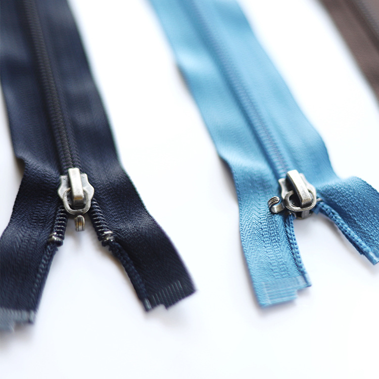 5号尼龙拉链金属码尼龙开尾拉链闭尾口袋拉链尼龙注塑服装辅料