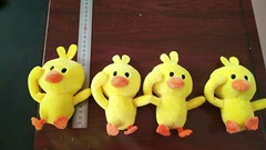 Best-selling same style yellow rubber duck internet celebrity plush toy phone mascot small hanging accessory bag accessory wholesale