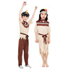 Halloween clothing adult boys and girls gray Indian clothing indigenous savage dressing ball performances