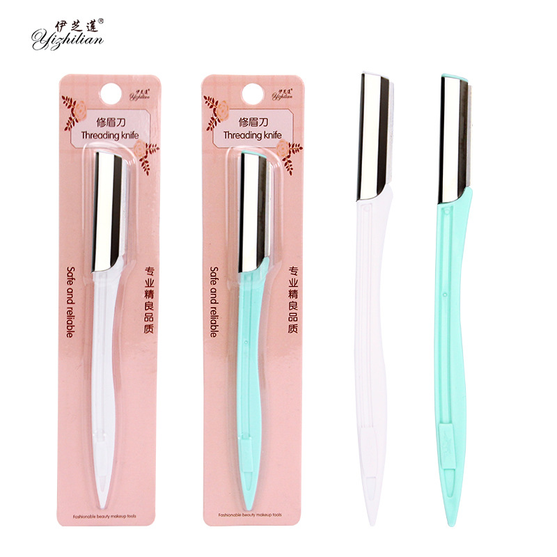 Wholesale Stainless Steel Mesh-Free Simple Beauty Knife Makeup Artist Beauty Tools Eyebrow Scraper