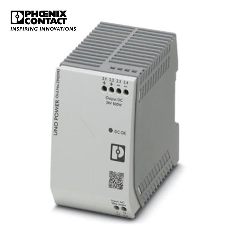 菲尼克斯电源导轨式单相功率100W UNO-PS/1AC/24DC/100W