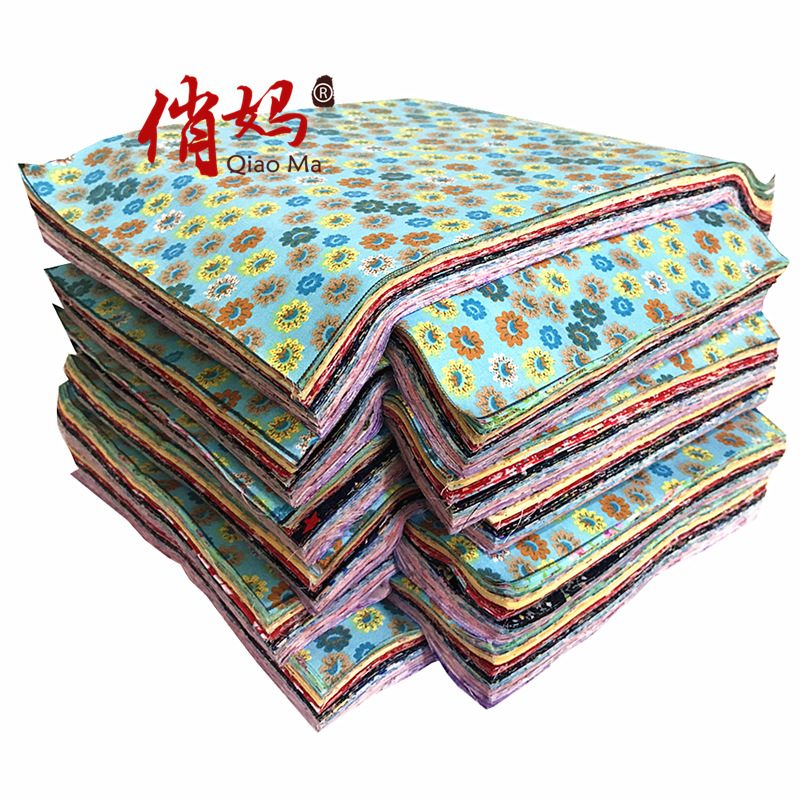 全棉印花布100色不重复 拼布教学DIY手工布组 布料服装面料小布组|ms