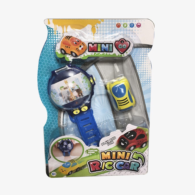 手表遙控車迷妳紅外線2通道兒童卡通玩具汽車