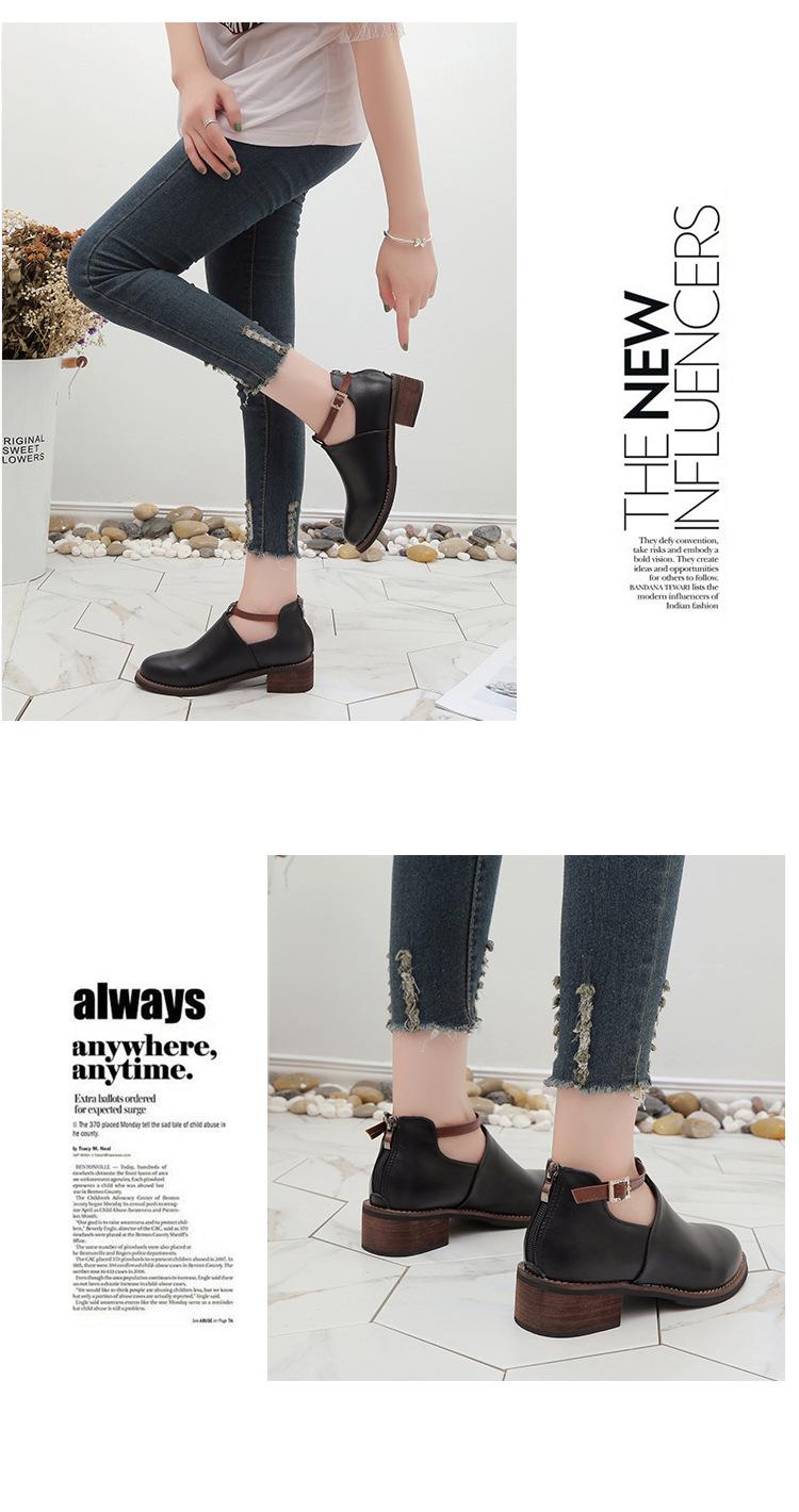 Bottes femme en PU artificiel - Ref 3355107 Image 13