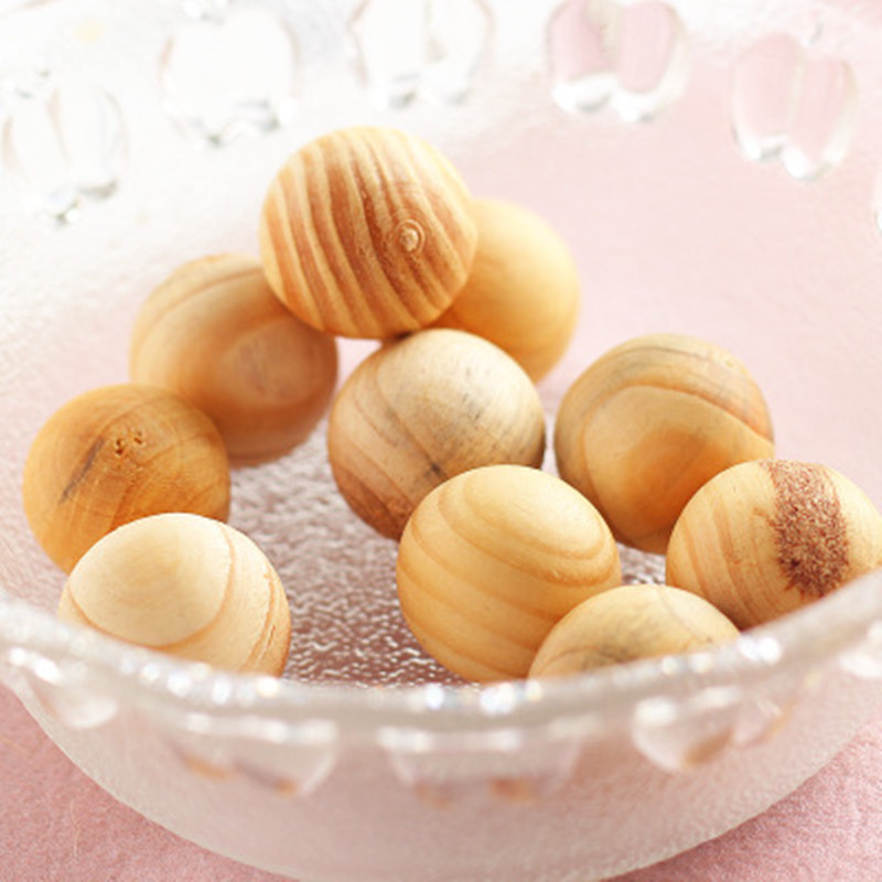 Bola de madera de alcanfor de cuatro estaciones, repelente de insectos, moho, polillas y pastillas de insectos, bolas de alcanfor, cuentas de madera de alcanfor, aire fresco 10 piezas