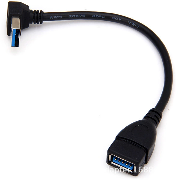 Раз extension кабель USB от Gong к хосту 3.0, локоть соединительная линия USB90° изгиб Data line кабель общественный