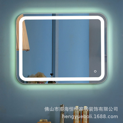 智能镜触摸开 led防雾卫浴镜 酒店卫生间洗漱镜 挂墙洗手间化妆镜|ms