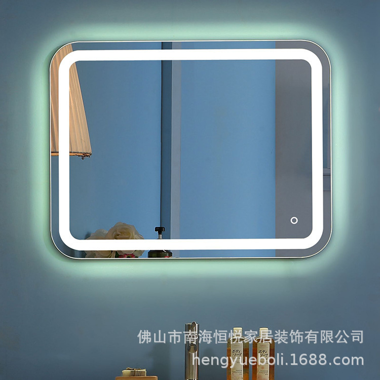 智能镜触摸开 led防雾卫浴镜 酒店卫生间洗漱镜 挂墙洗手间化妆镜|ms