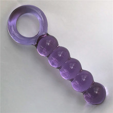 性用品 情趣 玻璃自慰器/水晶陽具/玻璃陽具 環環相愛 YF2087紫色