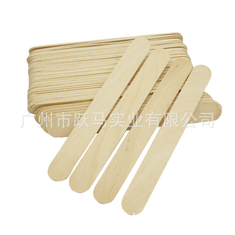 厂家直供 100支一次性木棒脱毛蜡机棒刮蜡木棒美容院用 批发