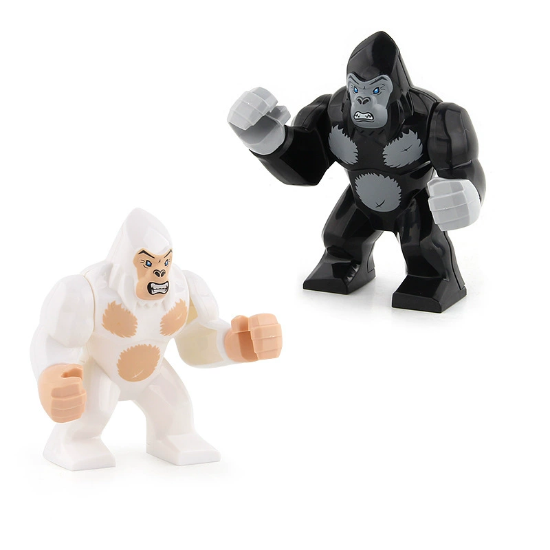 Chengke Toys Constructor: Smart Shark Minifigure Set with Chimpanzees, Buildable STEM Toy for Creativity