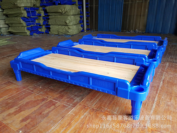 幼儿园专用儿童午睡床塑料加厚单人床|ms