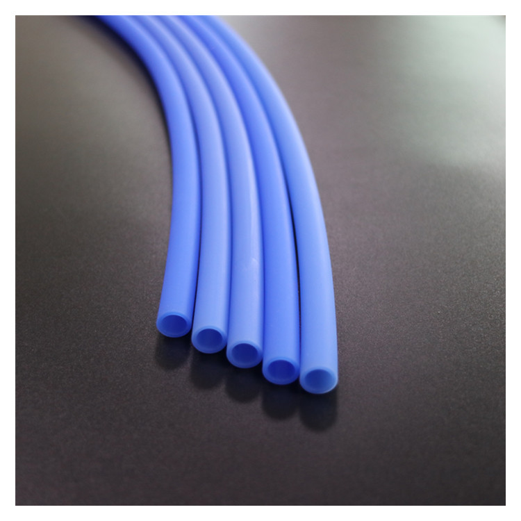 蓝色喷油硅胶管，彩色亚光硅胶软管，磨砂，手感好，防尘