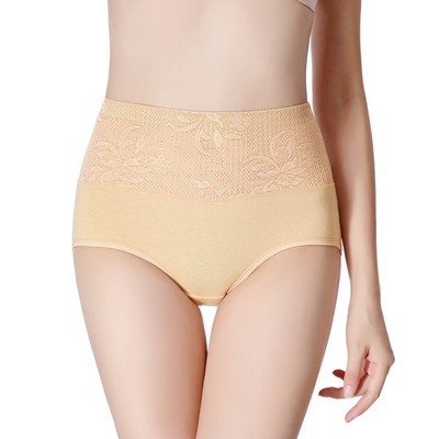 TaoBao Explosive money double-deck Lace Paige lady Underwear sexy Jacquard weave Triangle pants postpartum The abdomen Hip Underwear