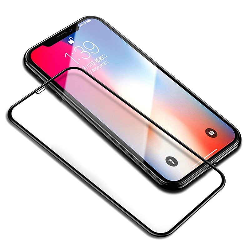 适用苹果XsrMax876sPlus全屏钢化膜 iPhone678X玻璃手机贴膜