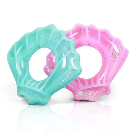 Cross-border special supply of new thickened adult inflatable shell swimming ring lifebuoy seat ring water inflatable shell float