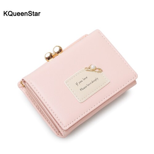 2024 New Women's Small Wallet Simple Women's Short Student Korean Version Cute Multifunctional Mini Card Holder Coin Purse