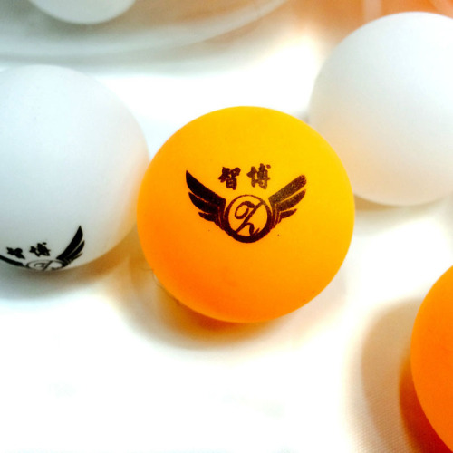 Zhibo Table Tennis Wholesale 40mm Seamless Serving Machine Balls 60 Pieces in a Bucket Lottery Leisure Entertainment Balls
