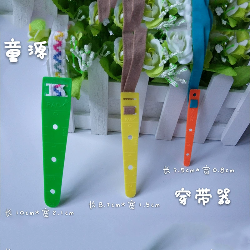 УПАКОВКА пластиковый цветной ремень владельцы носить эластичный пояс инструменты носить строку говяжье сухожилие вязание полосы лоскутное одеяло легко носить 3