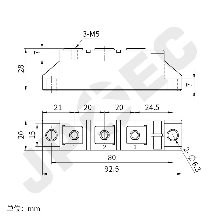 Диодный модуль выпрямитель модуль mdk30-04 MDK30A400V диодная модель jpec