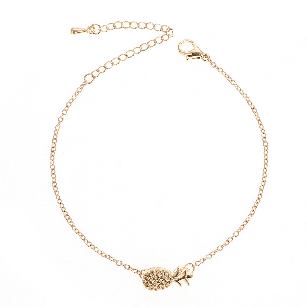 Alloy Pineapple Bracelet Trendy Cute