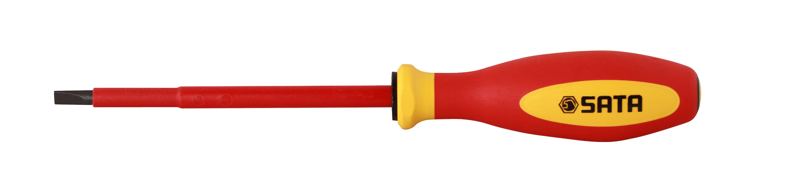 61313 G系列三色柄一字绝缘螺丝批4x100MM