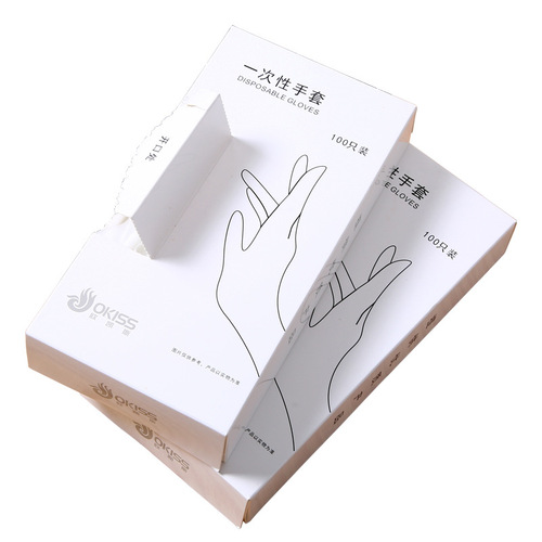 Disposable gloves, extended, thickened, durable, waterproof, household cleaning, hygiene, hairdressing, anti-slip, sanding CPE gloves