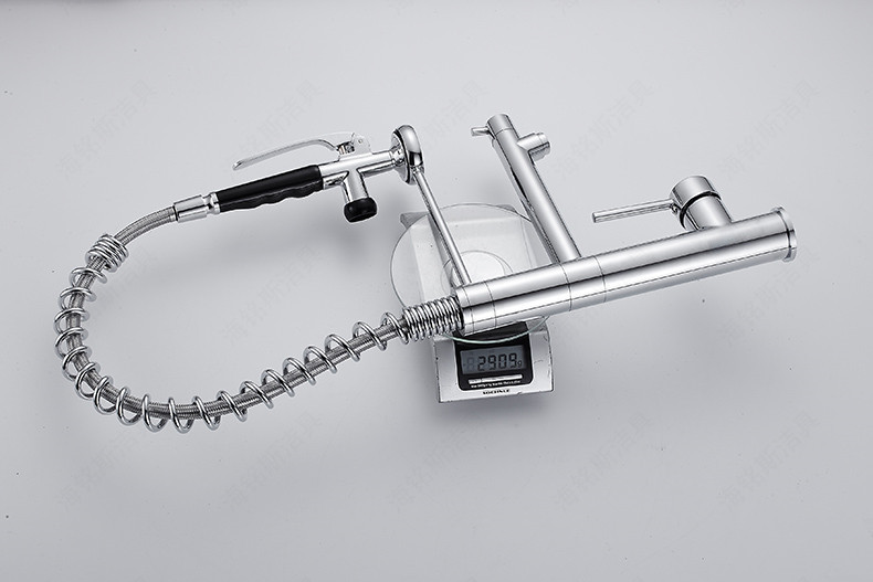 Haimingsi Spring high-end kitchen faucet, pull-out sink, vegetable washing faucet, dual water outlet for cold and hot water, 9125 undefined